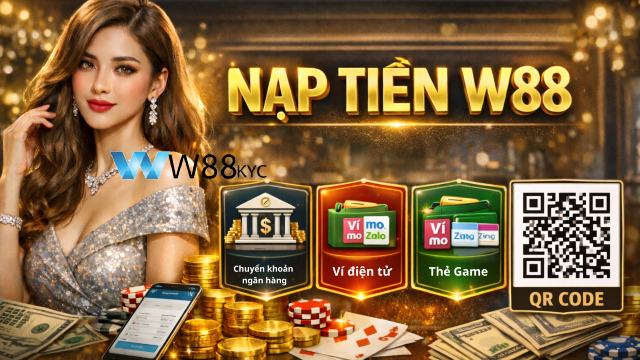 Nạp Tiền W88: Hướng Dẫn Thao Tác Nhanh Gọn Và An Toàn Nhất 2026 1 Hướng dẫn các phương thức nạp tiền W88 an toàn và nhanh chóng