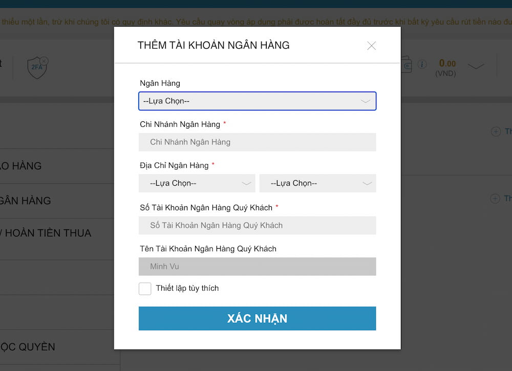 Cách Rút Tiền W88 Chuẩn Nhận Tiền Nhanh 100% Thành Công 5 Kiểm tra kỹ thông tin ngân hàng giúp hạn chế tối đa lỗi giao dịch
