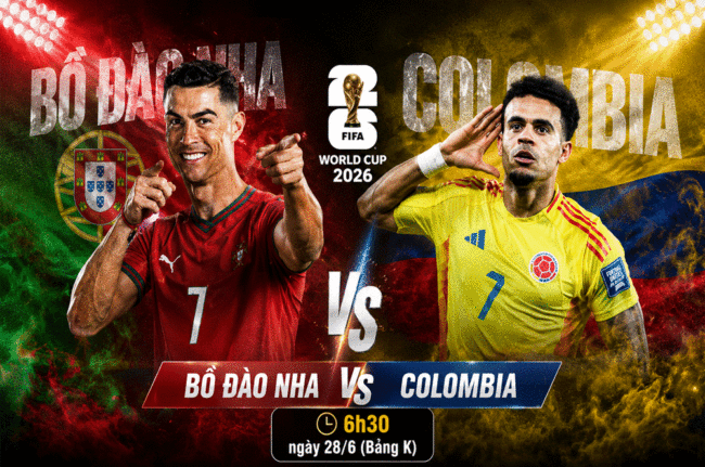 Colombia vs Bồ Đào Nha
