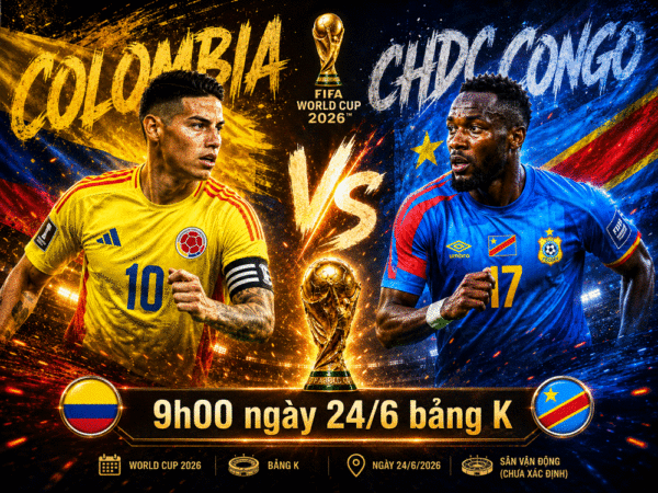 Nhận định trận đấu Colombia vs CHDC Congo